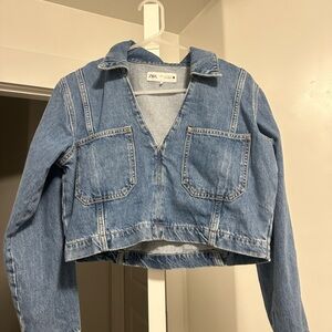 Zara Light Blue Denim Jacket